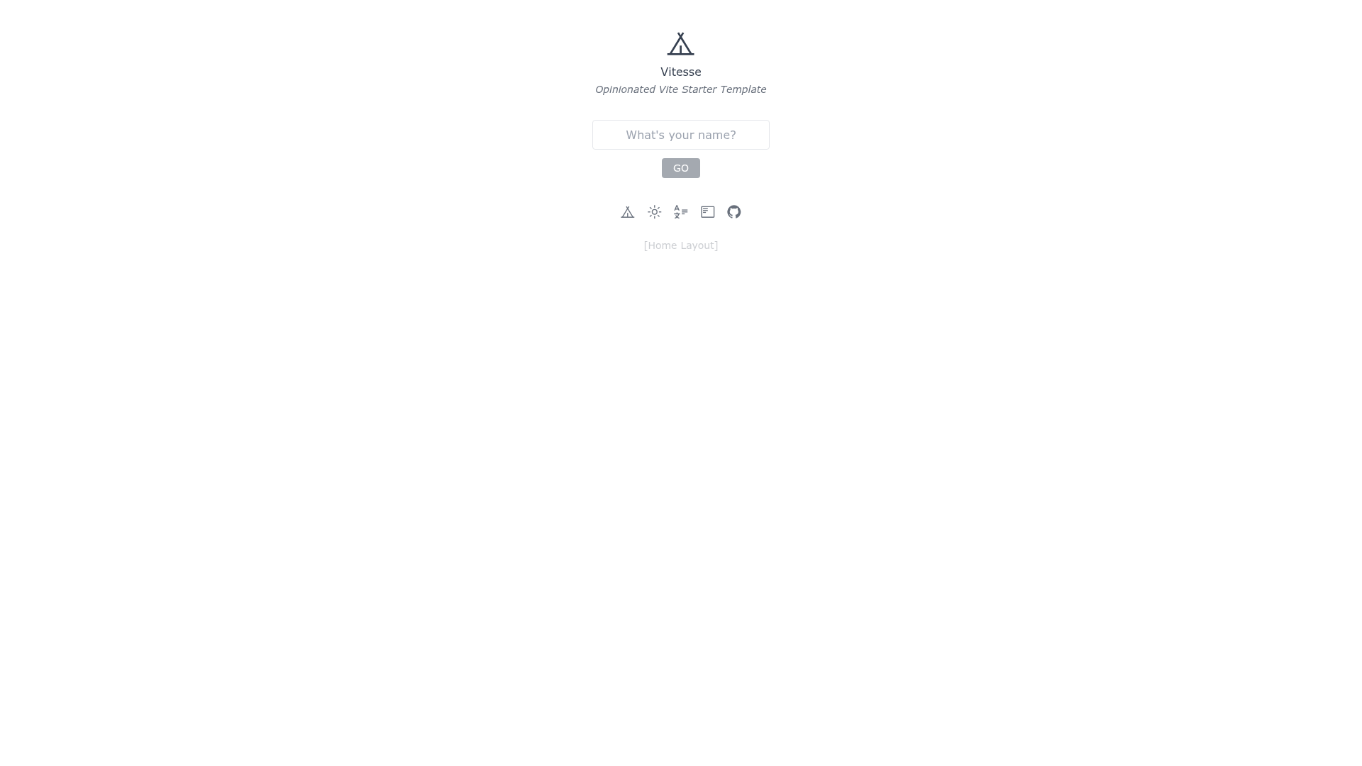 screenshot of Vitesse on template0.com