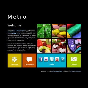 Image for Metro Template on template0.com Image for Metro Template on template0.com