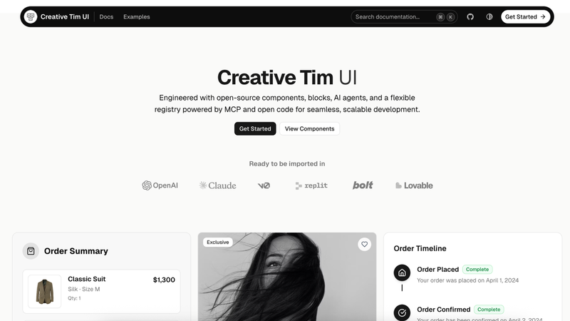 Image for Creative Tim UI on template0.com Image for Creative Tim UI on template0.com