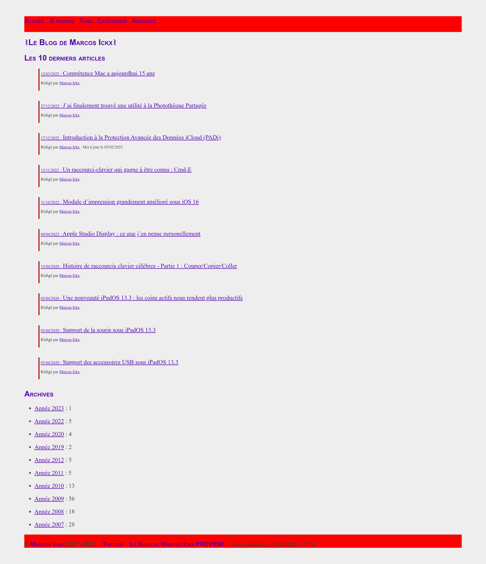 screenshot of PreviewMarcosxNet on template0.com