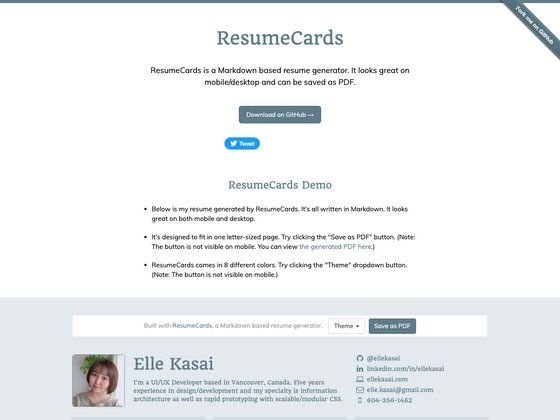 Image for ResumeCards on template0.com Image for ResumeCards on template0.com