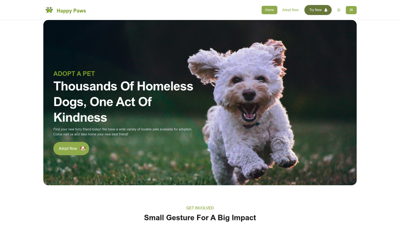 Image for Happy Paws on template0.com Image for Happy Paws on template0.com