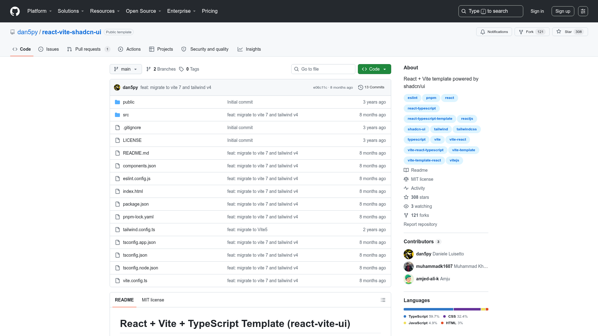 react-vite-ui preview