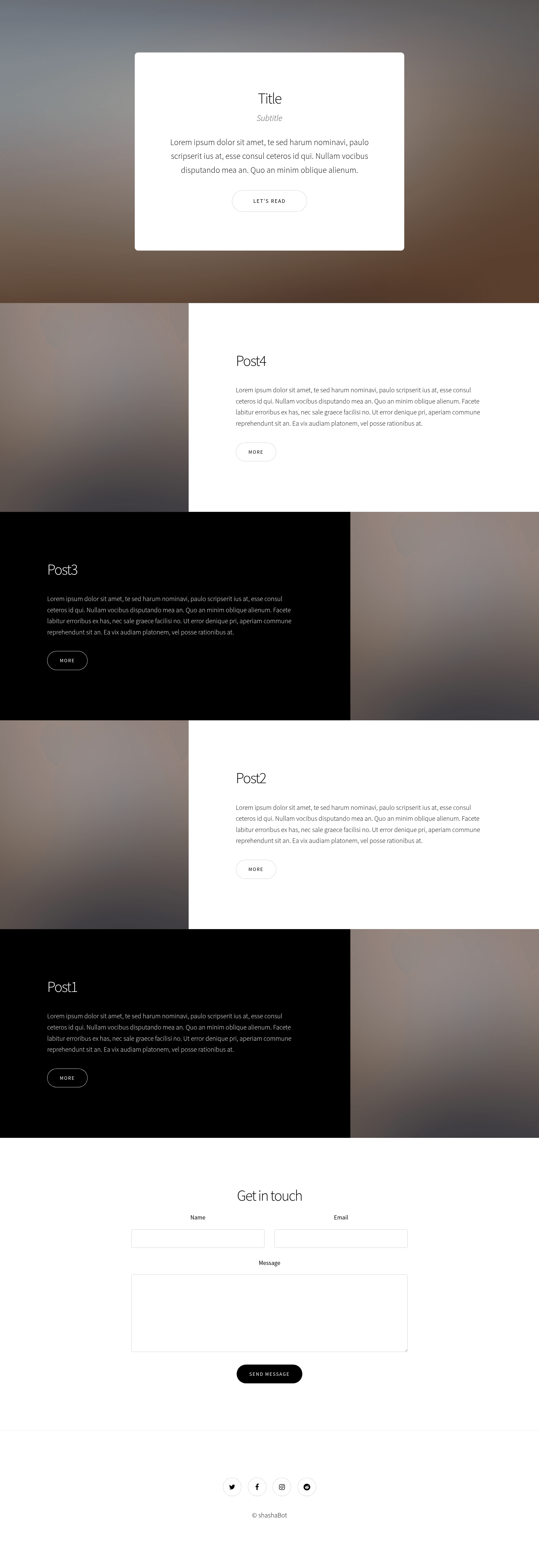 screenshot of Story Jekyll Theme on template0.com