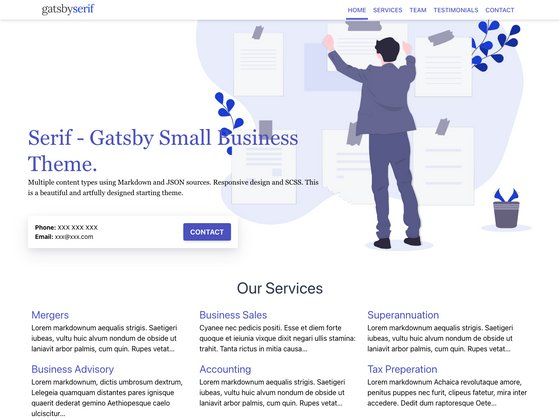 Image for Gatsby Tailwind Serif on template0.com Image for Gatsby Tailwind Serif on template0.com