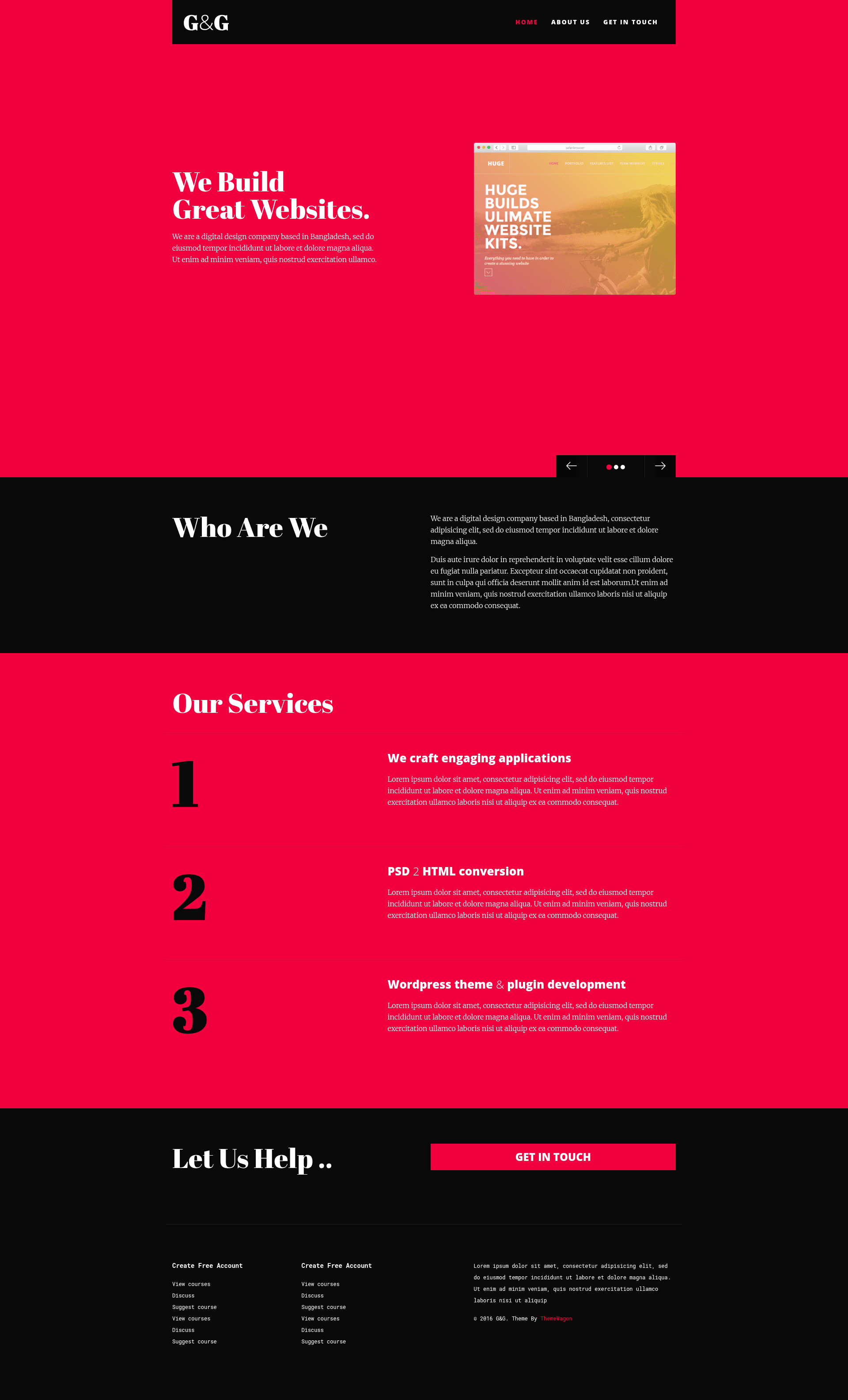 screenshot of Ghughu on template0.com