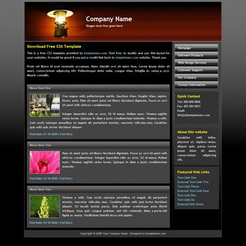 Image for Five Template on template0.com Image for Five Template on template0.com