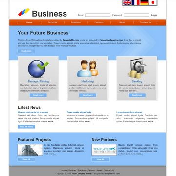 Image for Business Template on template0.com Image for Business Template on template0.com