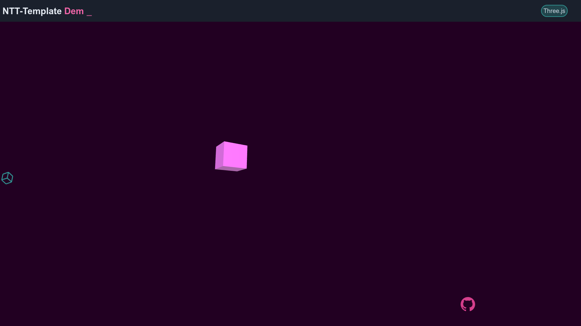 screenshot of NTT Template on template0.com