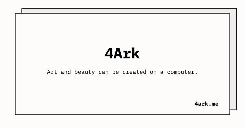 Image for 4Ark Blog on template0.com Image for 4Ark Blog on template0.com