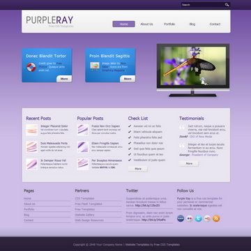 Image for Purple Ray on template0.com Image for Purple Ray on template0.com