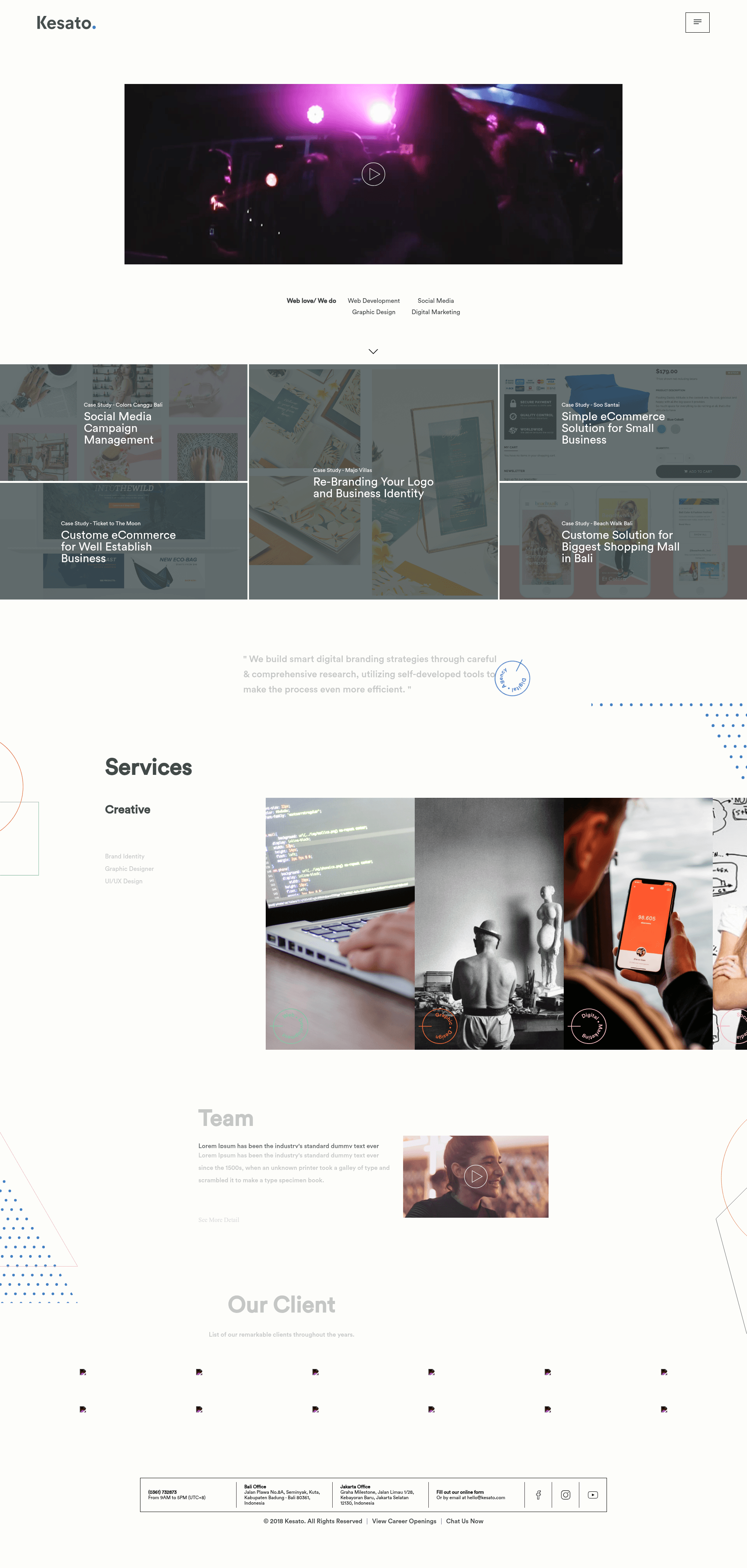 screenshot of KESATO Next + WordPress Boilerplate on template0.com