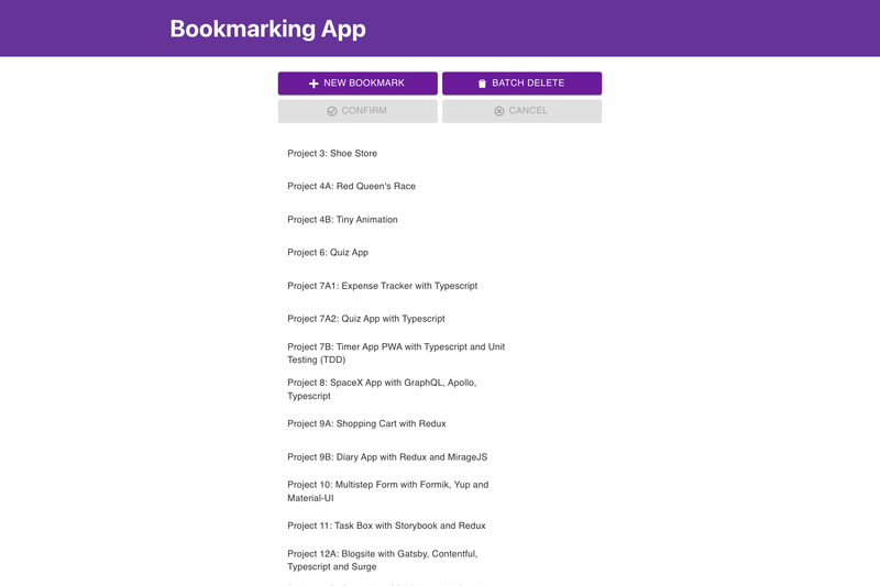 Image for Project12d Bookmarking App on template0.com Image for Project12d Bookmarking App on template0.com