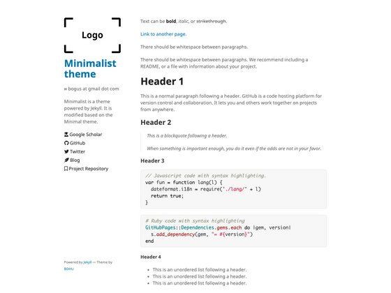 Image for Minimalist on template0.com Image for Minimalist on template0.com