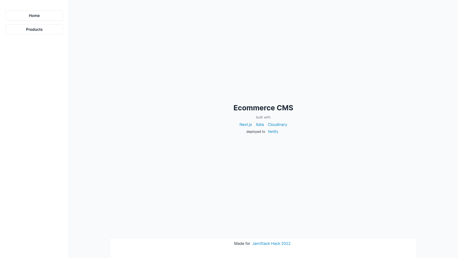 screenshot of Jamstackhack 22 on template0.com