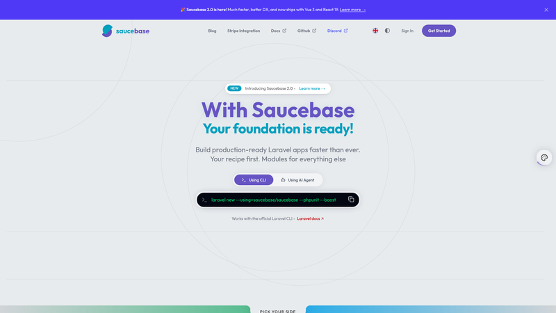 Image for Saucebase on template0.com Image for Saucebase on template0.com