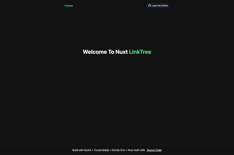 Image for Nuxt Linktree on template0.com