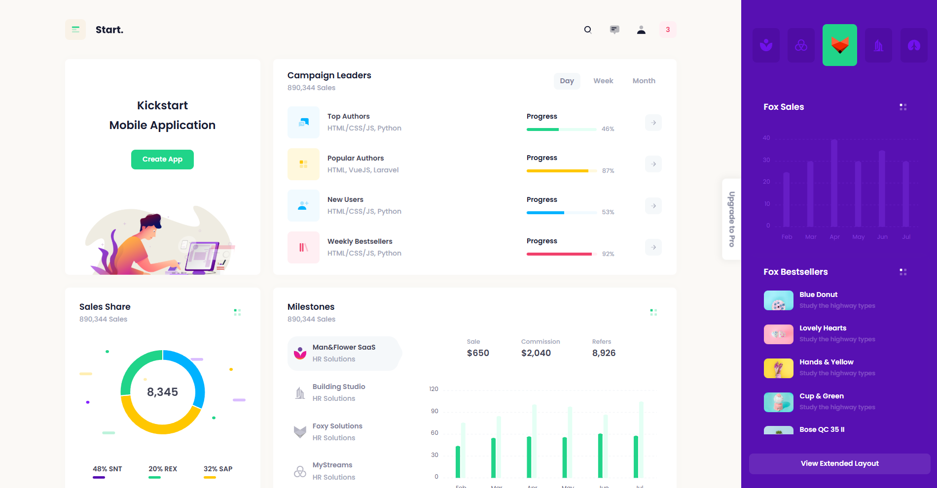 Start React Free preview