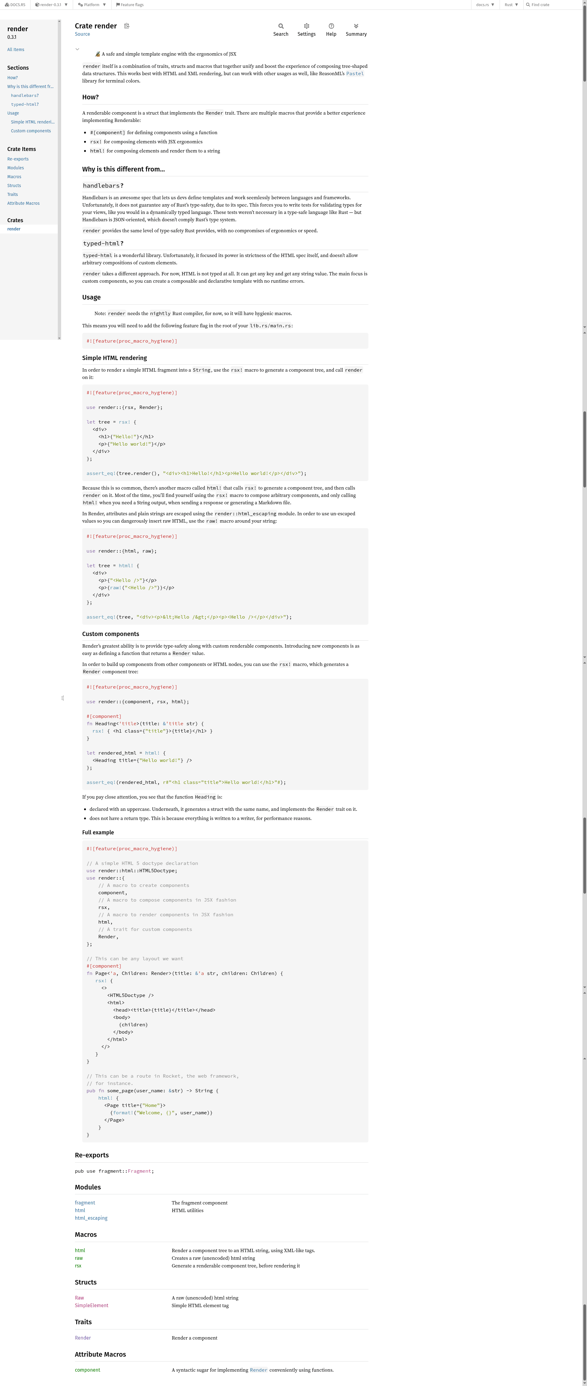 screenshot of Render.rs on template0.com