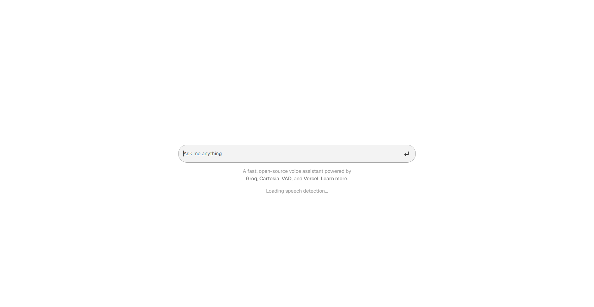 AI Voice Assistant preview