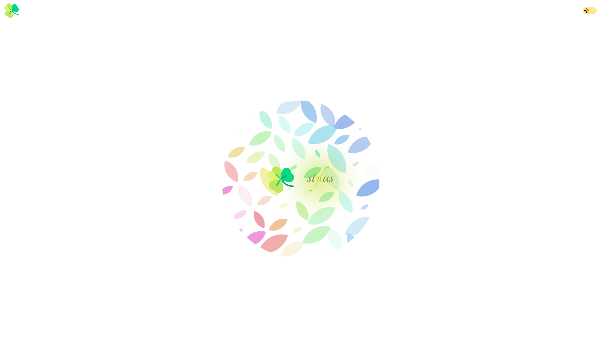 screenshot of @nanarino/stylus on template0.com