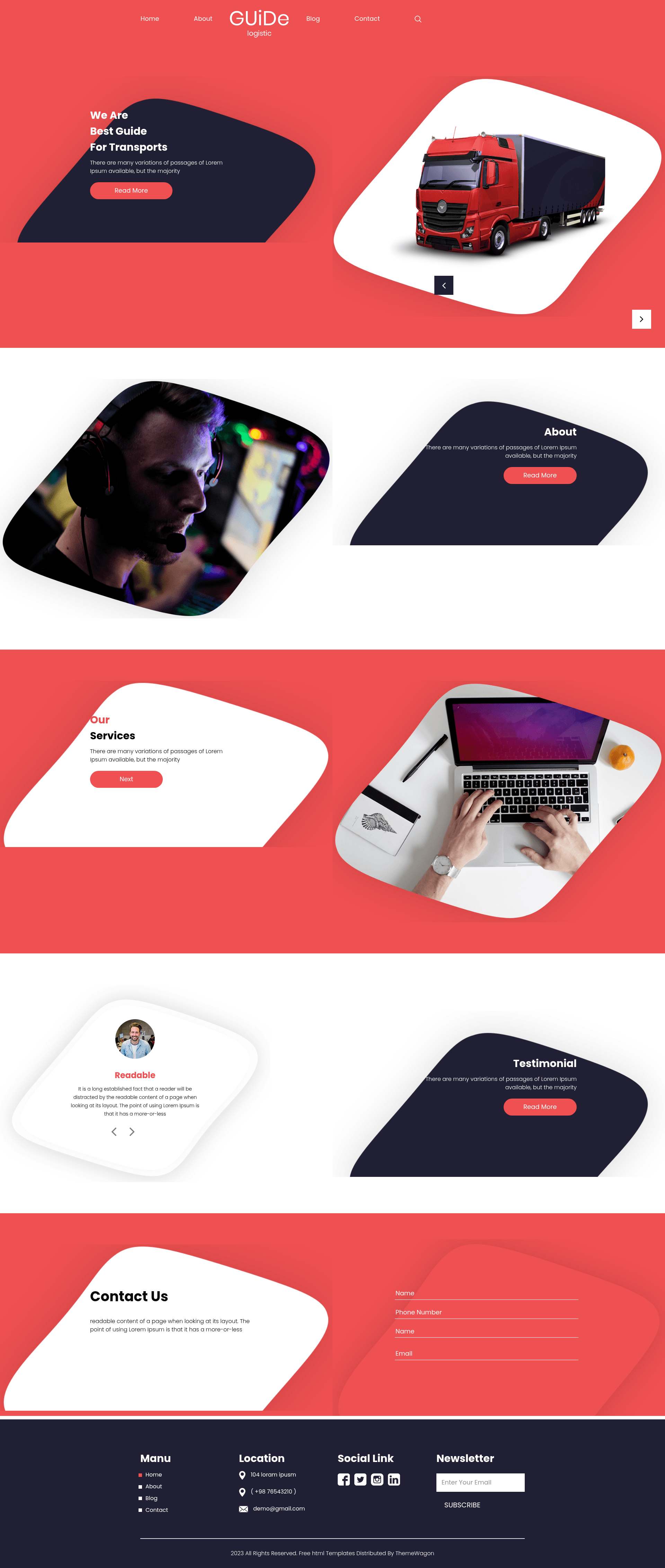 screenshot of Guide on template0.com