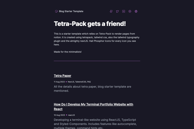 Image for Tetra Paper on template0.com Image for Tetra Paper on template0.com