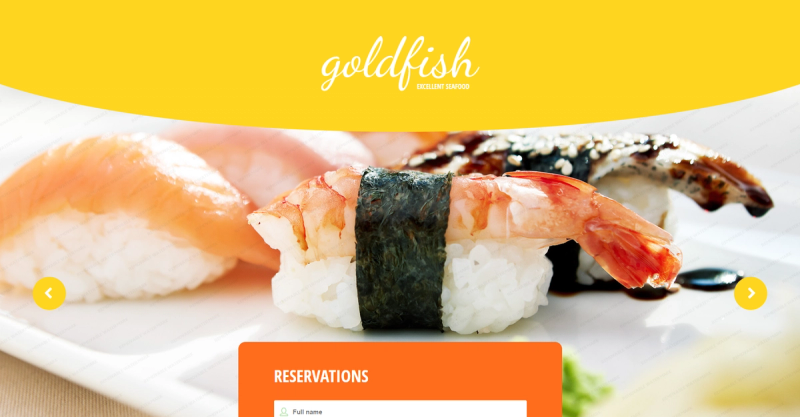 Image for Seafood(hospitality html template) on template0.com