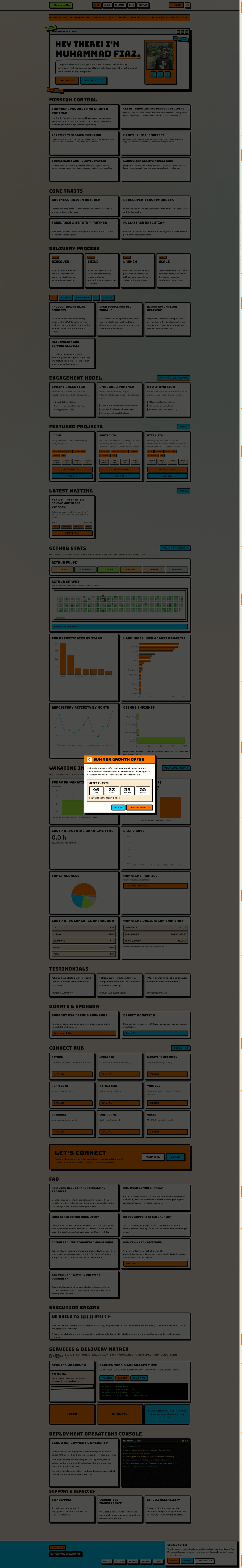 screenshot of Portfolio on template0.com