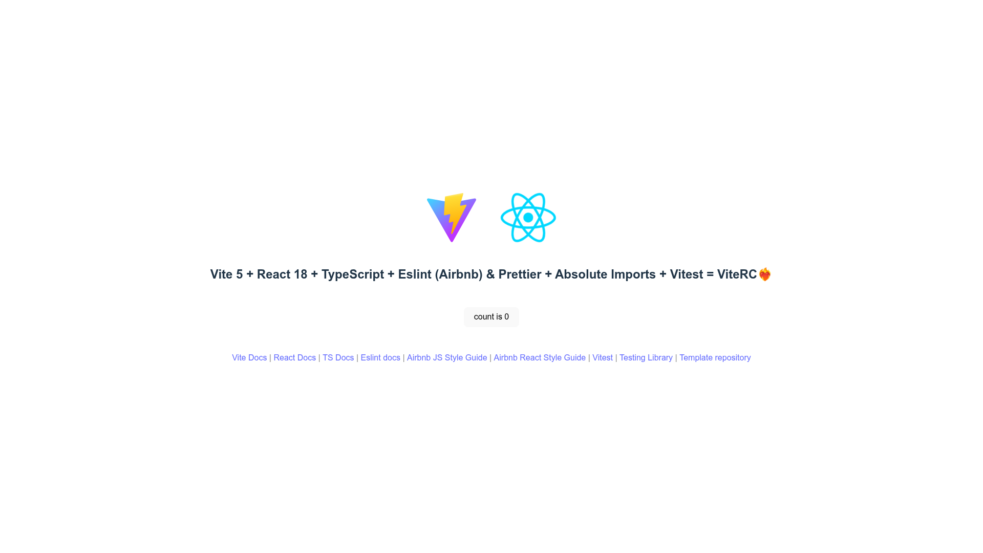 screenshot of ViteRC on template0.com