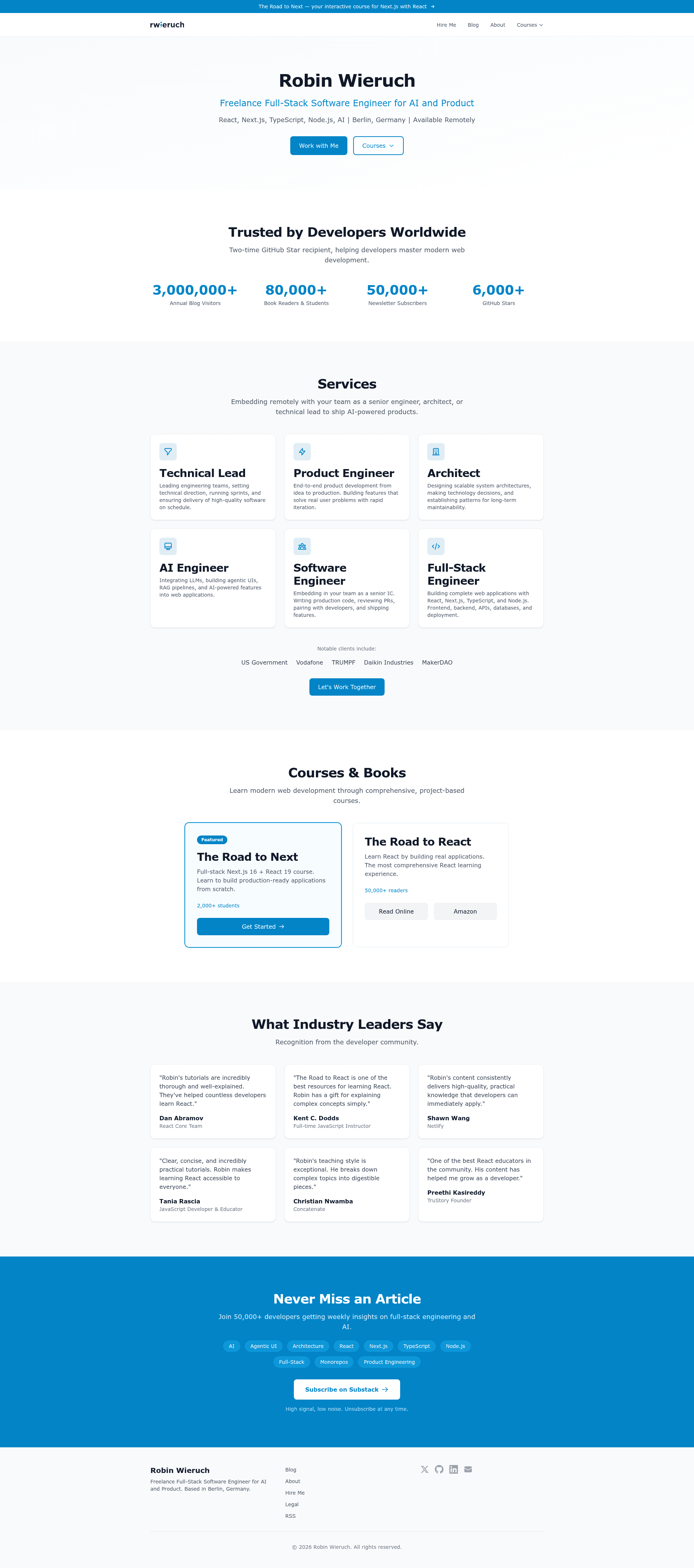 screenshot of Gatsby MDX Blog Starter on template0.com
