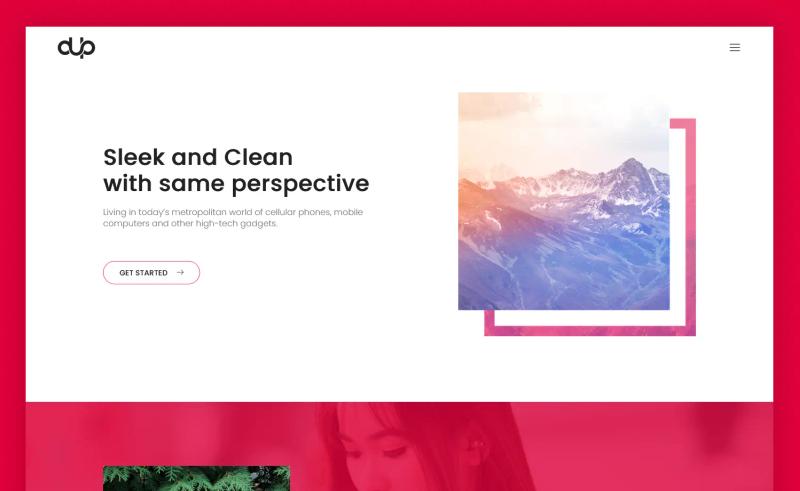 Image for Dup - Free Digital Agency HTML5 Template With Bootstrap on template0.com