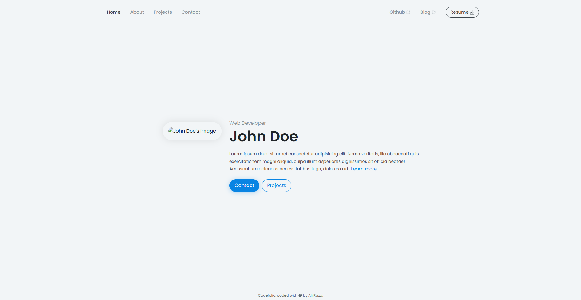 Codefolio preview