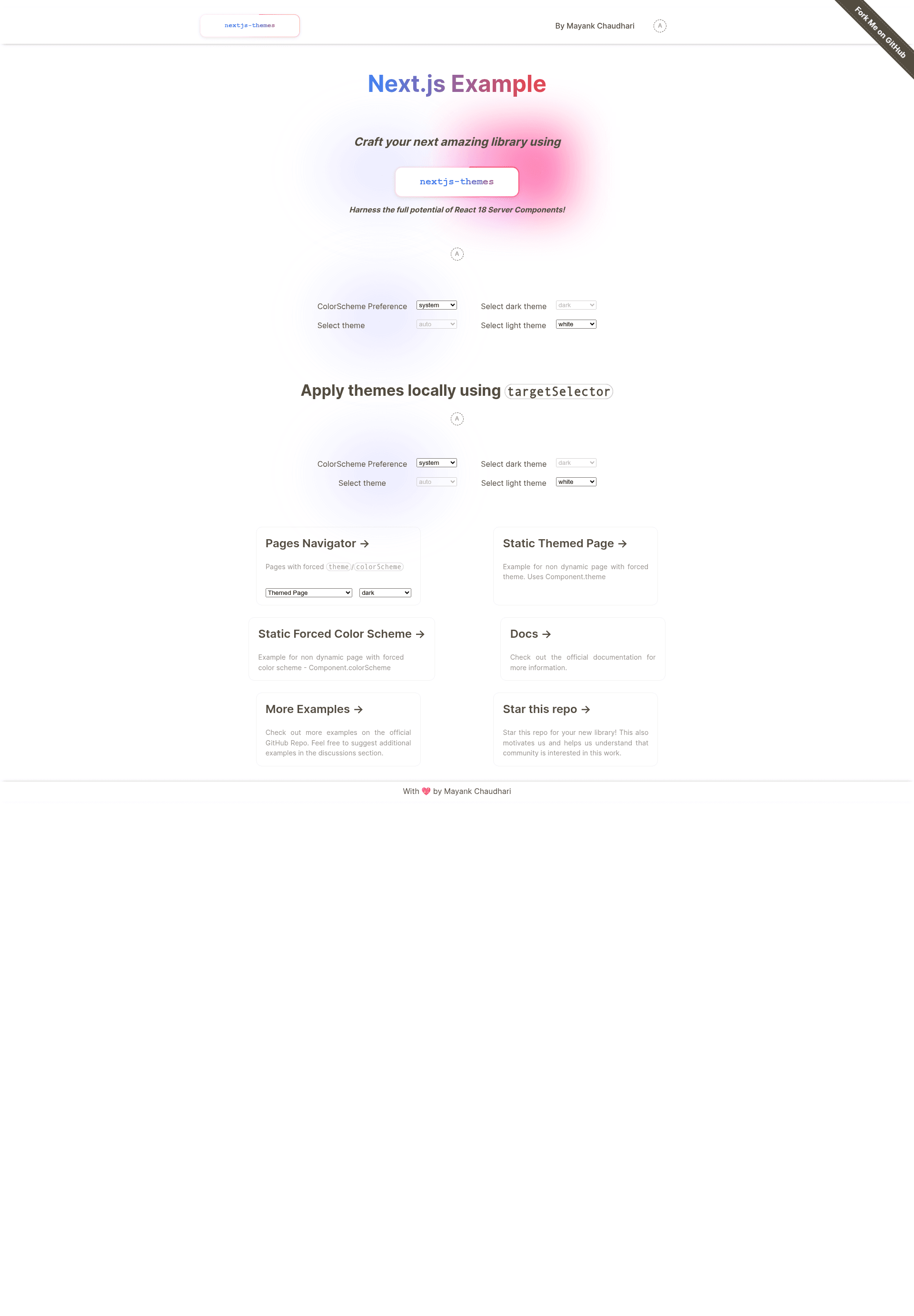screenshot of nextjs-themes on template0.com