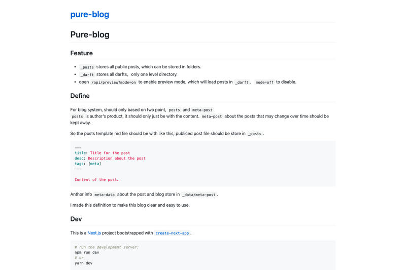 Image for Pure Blog on template0.com Image for Pure Blog on template0.com