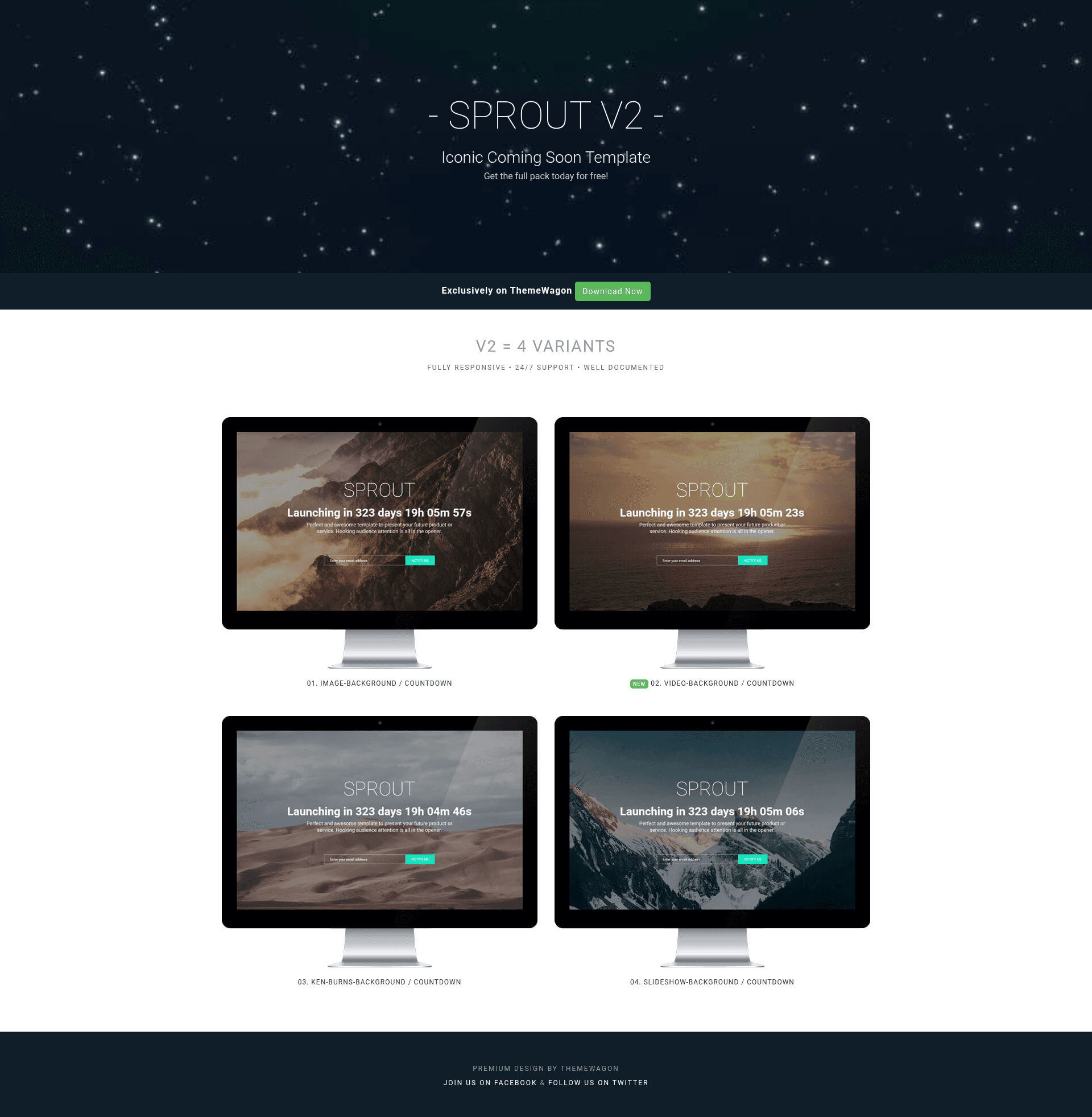 screenshot of Sprout on template0.com