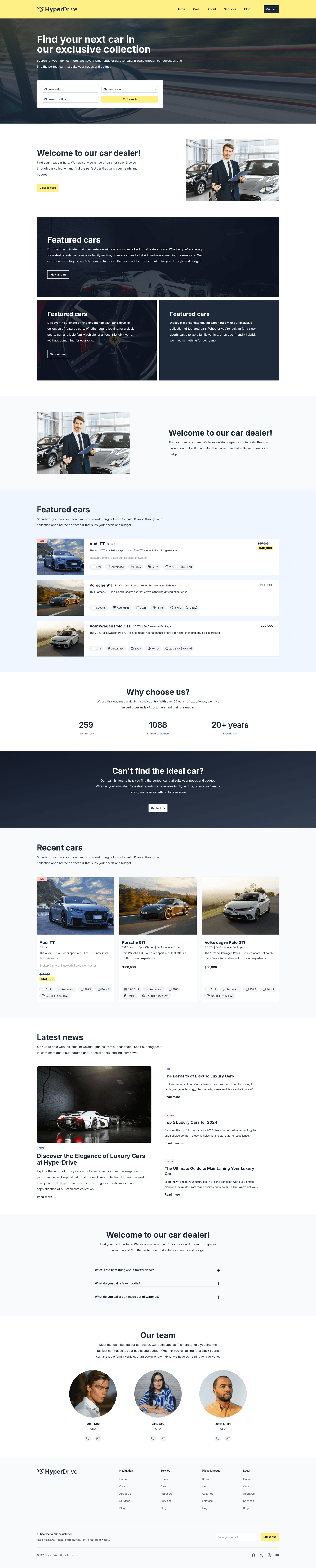 screenshot of HyperDrive on template0.com