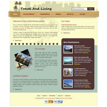 Image for Travel Template on template0.com Image for Travel Template on template0.com