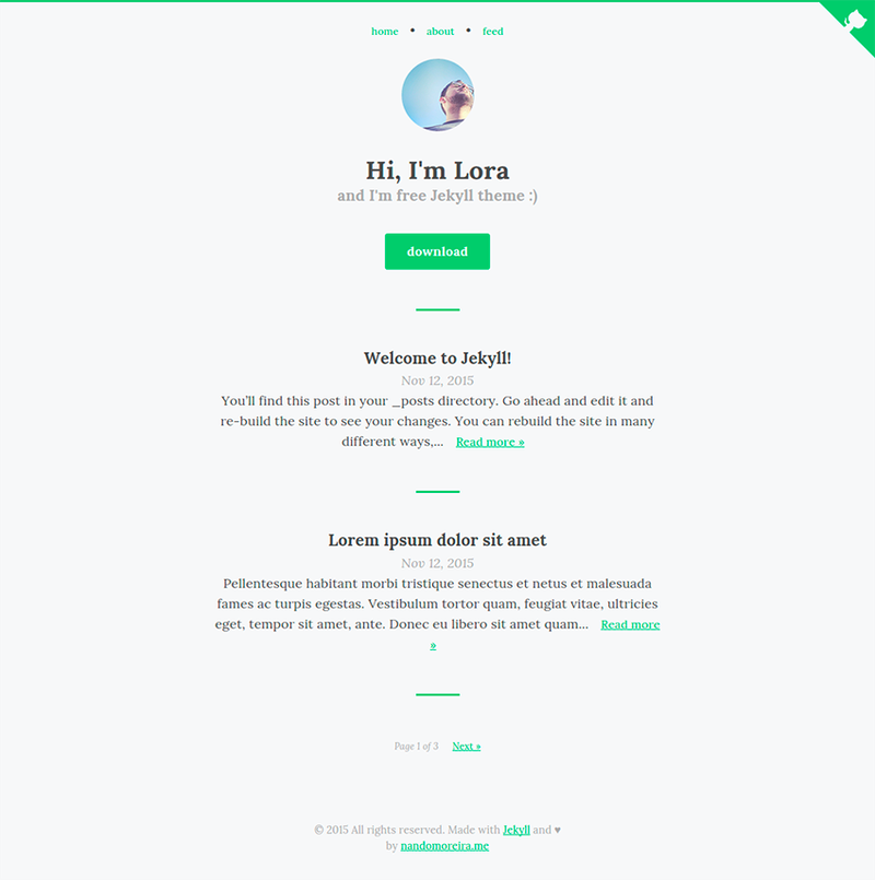 Image for Lora on template0.com Image for Lora on template0.com