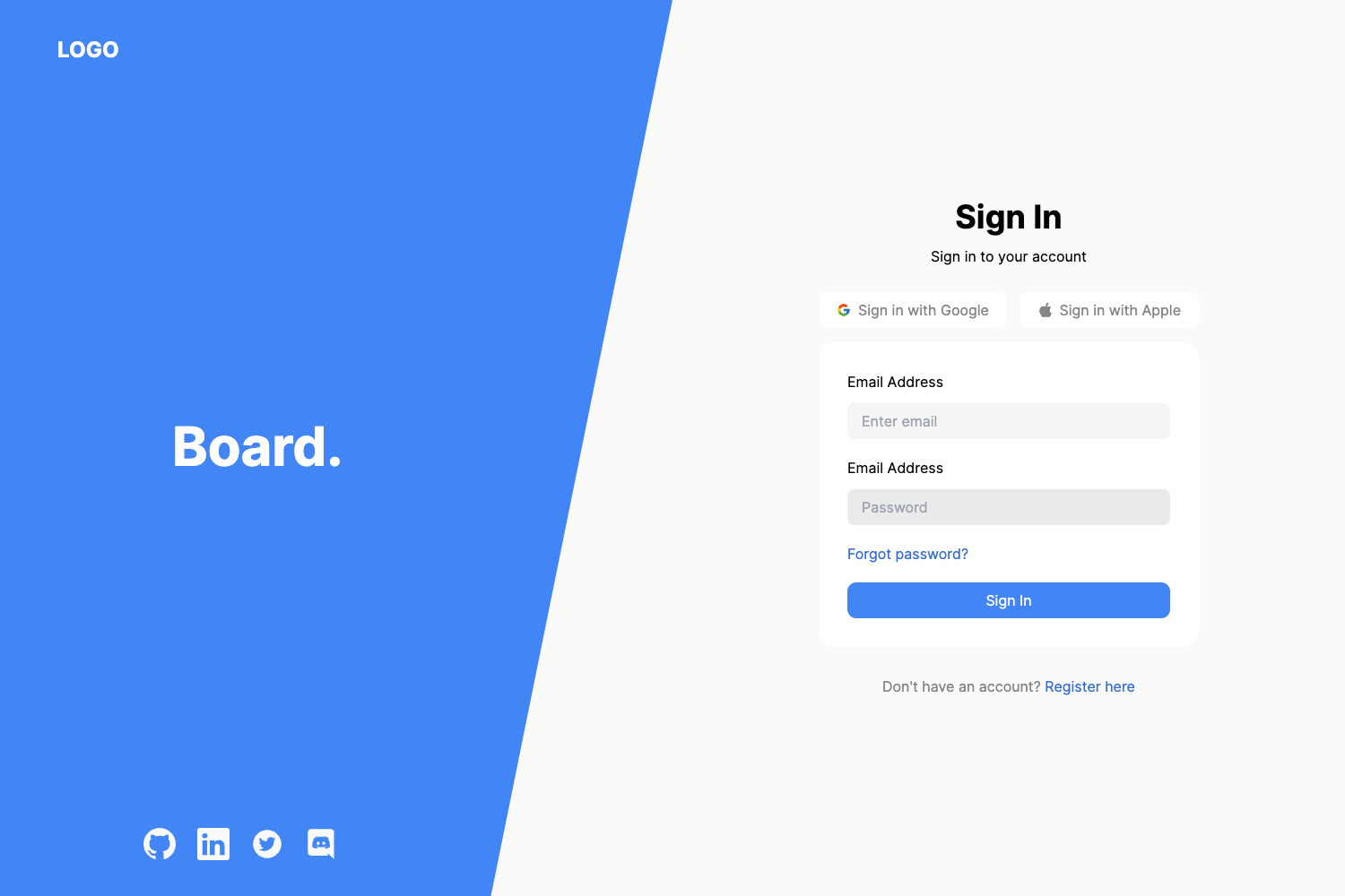 Next Tailwind Dashboard preview