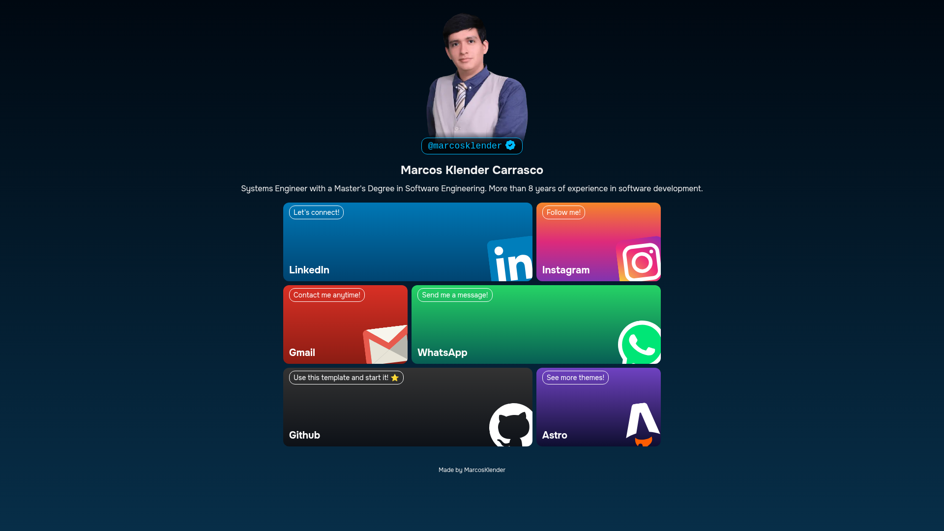 screenshot of Miduwind on template0.com