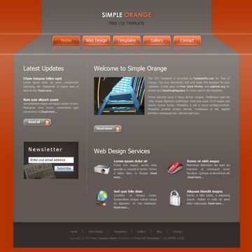 Image for Simple Orange on template0.com Image for Simple Orange on template0.com