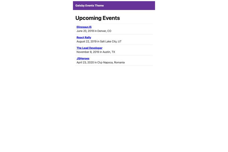 Image for gatsby-theme-events-typescript on template0.com Image for gatsby-theme-events-typescript on template0.com