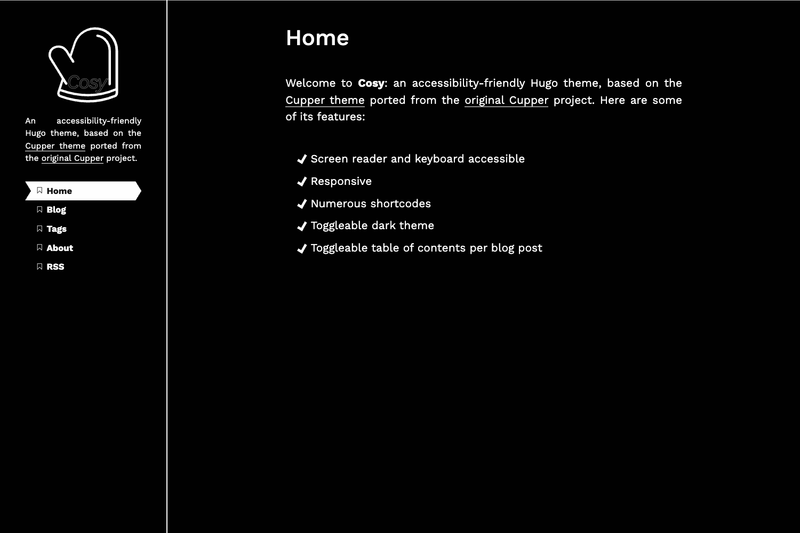 Image for Cosy Hugo Theme on template0.com Image for Cosy Hugo Theme on template0.com