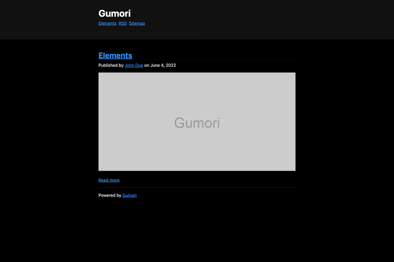 Image for Gumori on template0.com Image for Gumori on template0.com