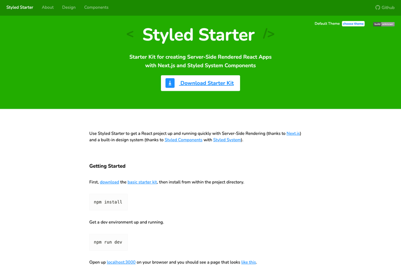 Image for Styled Starter on template0.com Image for Styled Starter on template0.com