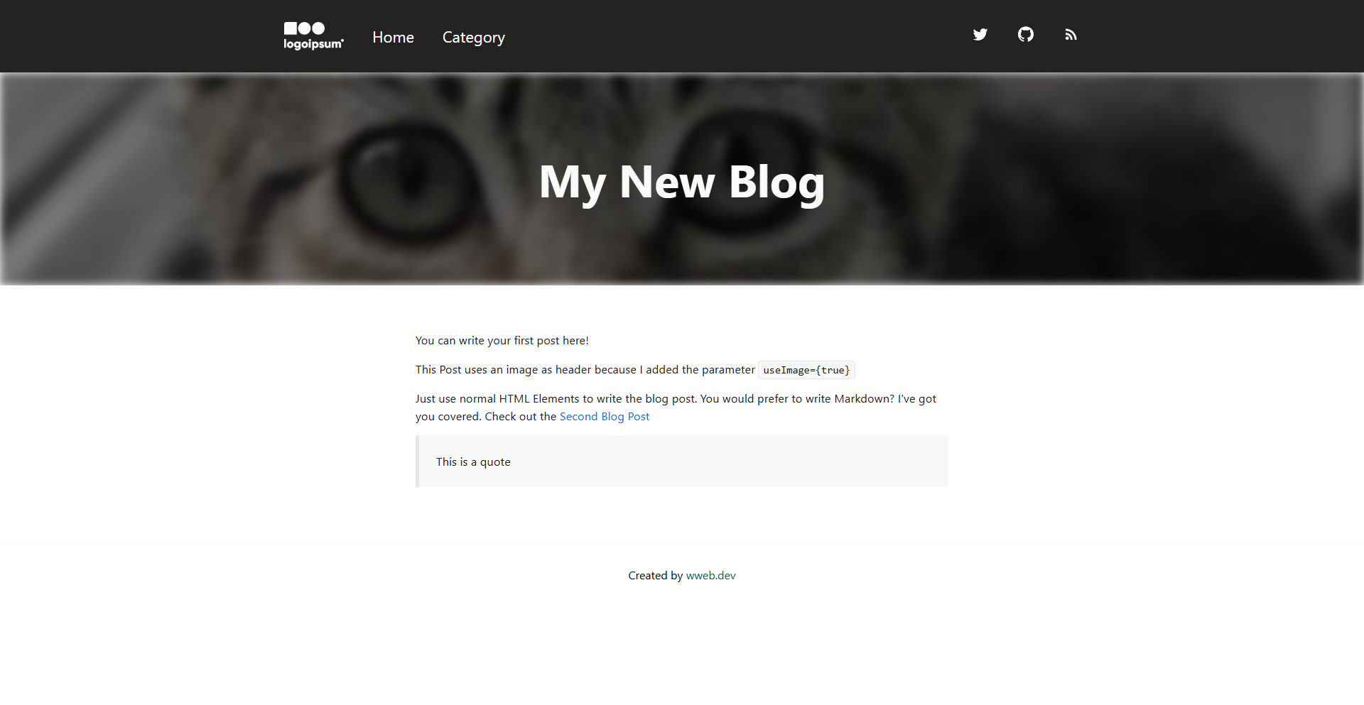 Image for Wwebdev Blog Template(blog nextjs template) on template0.com