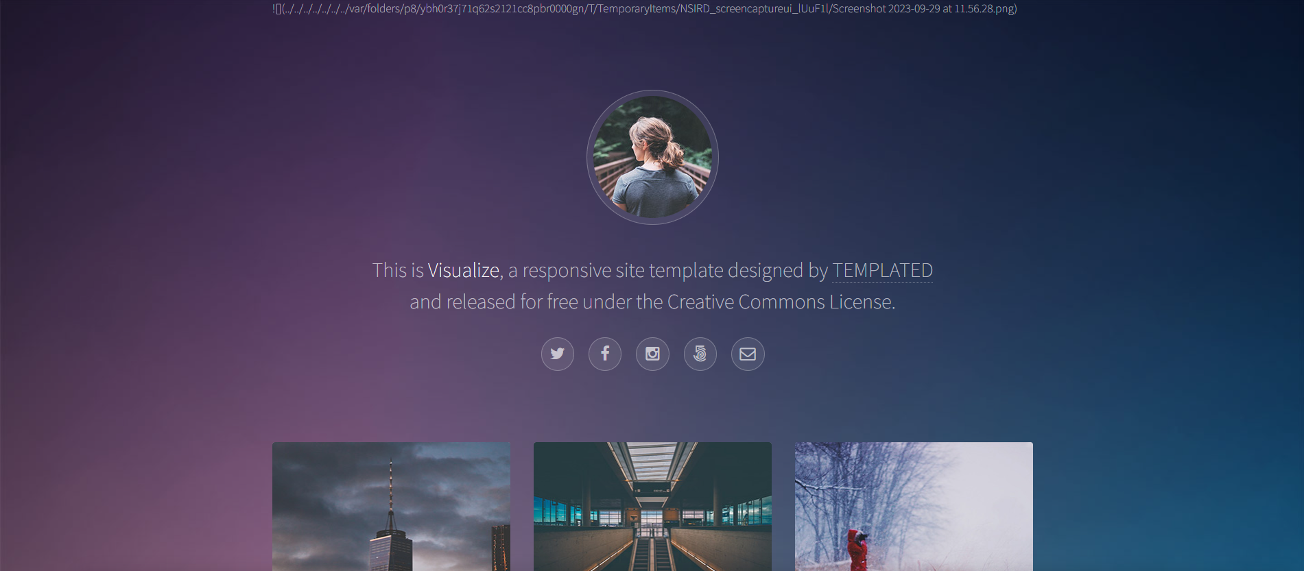 Visualize preview