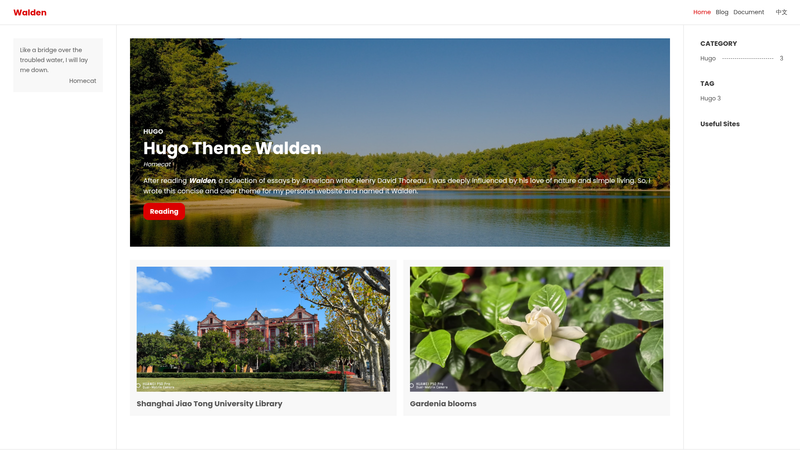 Image for Hugo Theme Walden on template0.com Image for Hugo Theme Walden on template0.com