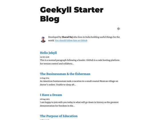Image for Geekyll Starter Blog on template0.com Image for Geekyll Starter Blog on template0.com